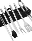 RJ Legend 9-Piece Premium Stainless Steel BBQ Grill Set for Men with Storage Case – Ultimate Gift for Dad, Husband, Grill Masters