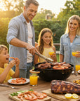 RJ Legend 9-Piece Premium Stainless Steel BBQ Grill Set for Men with Storage Case – Ultimate Gift for Dad, Husband, Grill Masters