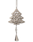 RJ Legend Pearl & Bell Tree Decoration, Small Christmas Ornament, Winter Decor