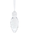 RJ Legend Faceted Christmas Light Bulbs, Acrylic, 6 Assorted