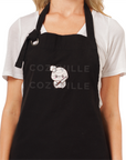 Cozyville Apron, Heavy Duty Cotton Chef Apron - Halloween Characters