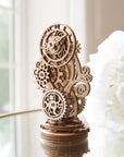 RJ Legend Steampunk Clock Wooden Fidgets Set, Mini 3D Puzzle, DIY Kit, Fidget Toy Kit, Kids and Adults, Self-Assemble Set