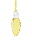 RJ Legend Faceted Christmas Light Bulbs, Acrylic, 6 Assorted