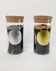 RJ Legend 2 Inch Small Safety Matches, Home Decor, Glass Jar, Match Striker, Decorative Matches
