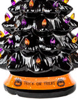 RJ Legend Halloween Ceramic Tree 2PC Set 15" & 9" with LED Lights