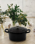 RJ Legend Mini Cast Iron Pot, Round Cocotte, 5.5-Inch 