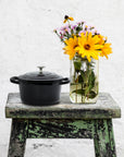 RJ Legend Mini Cast Iron Pot, Round Cocotte, 5.5-Inch