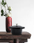 RJ Legend Mini Cast Iron Pot, Round Cocotte, 5.5-Inch