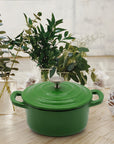 RJ Legend Mini Cast Iron Pot, Round Cocotte, 5.5-Inch