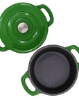 RJ Legend Mini Cast Iron Pot, Round Cocotte, 5.5-Inch