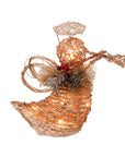 RJ Legend Gold Angel Rattan Decoration Lighted Display For Home, Room and Outdoor Decor, Christmas Decorations