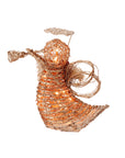 RJ Legend Lighted Gold Angel Rattan Decoration for Christmas
