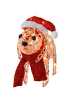 RJ Legend Rattan Decoration Lighted Display For Home - 13" Puppy