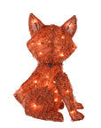 RJ Legend Orange Fuzzy Fox Lighted Display