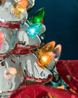 RJ-CER-SIL-L RJ Legend Christmas Mini Ceramic Tree