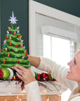 RJ-CER-GRN-L RJ Legend Christmas Mini Ceramic Tree