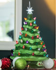 RJ-CER-GRN-L RJ Legend Christmas Mini Ceramic Tree