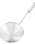 RJ Legend 304 Stainless Steel Pasta Strainer, Mesh Strainer, Oil Skimmer