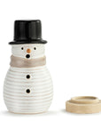 RJ Legend Snow Day Snowman Ceramic Smoker, Home Decor, Christmas Decorations, Incense Holder, Ceramic Aromatherapy Diffuser