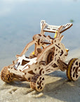 RJ Legend Mini Buggy Wooden Fidgets Set, 3D Puzzle Toy, DIY Kit, Model Car Kits, Kids and Adults, Self-Assemble Car Set