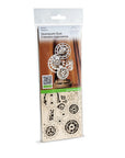 RJ Legend Steampunk Clock Wooden Fidgets Set, Mini 3D Puzzle, DIY Kit, Fidget Toy Kit, Kids and Adults, Self-Assemble Set