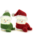 RJ Legend Lit Merry & Bright Snowmen Snowglobe Ornaments, Christmas Decorations, Home Decor, LED Globe, 2 Assorted