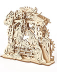 RJ Legend Nativity Scene Wooden Fidgets Set, 3D Puzzle, DIY Kit, Fidget Toy, Mechanical Model, Kids and Adults, Self-Assemble Set