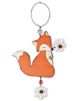 RJ Legend Fox Ornament Tree Christmas Decorations, Metal Ornaments, Small Cute Holiday Ornament, Hanging Winter Decorations