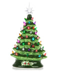 RJ-CER-GRN-L RJ Legend Christmas Mini Ceramic Tree