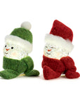 RJ Legend Lit Merry & Bright Snowmen Snowglobe Ornaments, Christmas Decorations, Home Decor, LED Globe, 2 Assorted