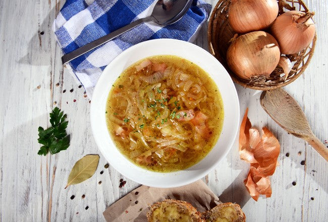 Low-Carb Elegance: French Onion Soup in RJ Legend Mini Dutch Oven Pots