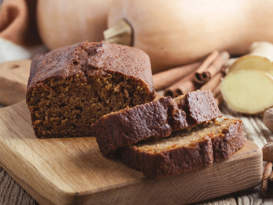 Keto Gingerbread Loaf Cake in Mini Dutch Oven Pots!