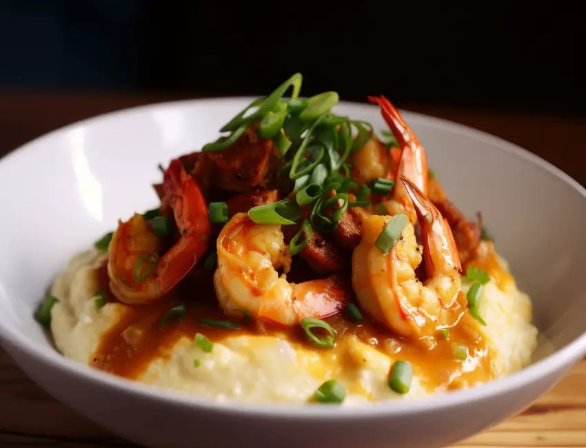 Southern Charm, Lightened Up: Low-Carb Shrimp and Cauliflower 'Grits