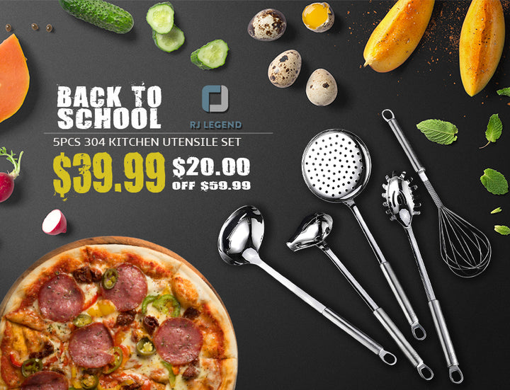 The 5 Piece Kitchen Set for Your College Dorm
