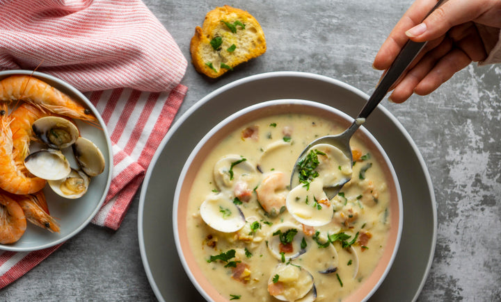 Keto-Friendly Seafood Chowder