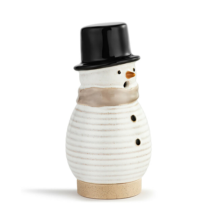 RJ Legend Snow Day Snowman Ceramic Smoker, Home Decor, Christmas Decorations, Incense Holder, Ceramic Aromatherapy Diffuser