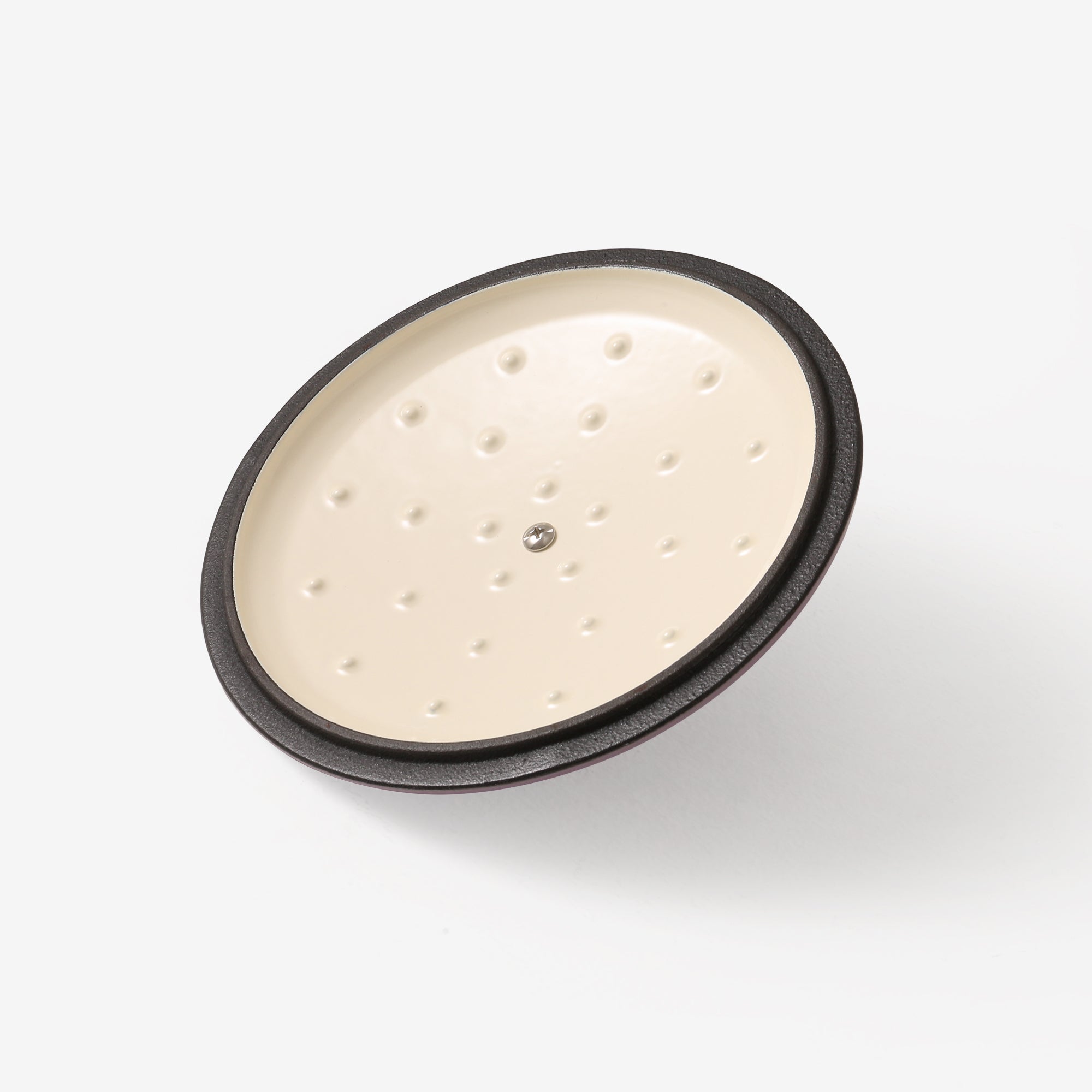 RJ Legend 1.9 Quart Cast Iron Pot, Enameled Cast Iron Pot, Dutch Oven Pot, Non-Stick, Round Braiser with Loop Handles, Purple