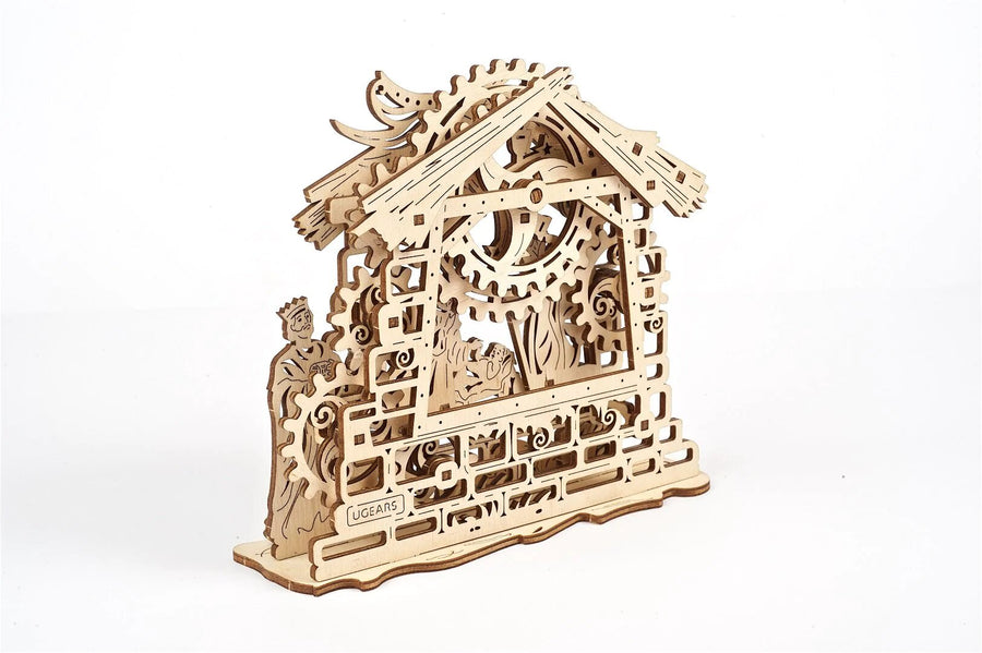 RJ Legend Nativity Scene Wooden Fidgets Set, 3D Puzzle, DIY Kit, Fidget Toy, Mechanical Model, Kids and Adults, Self-Assemble Set