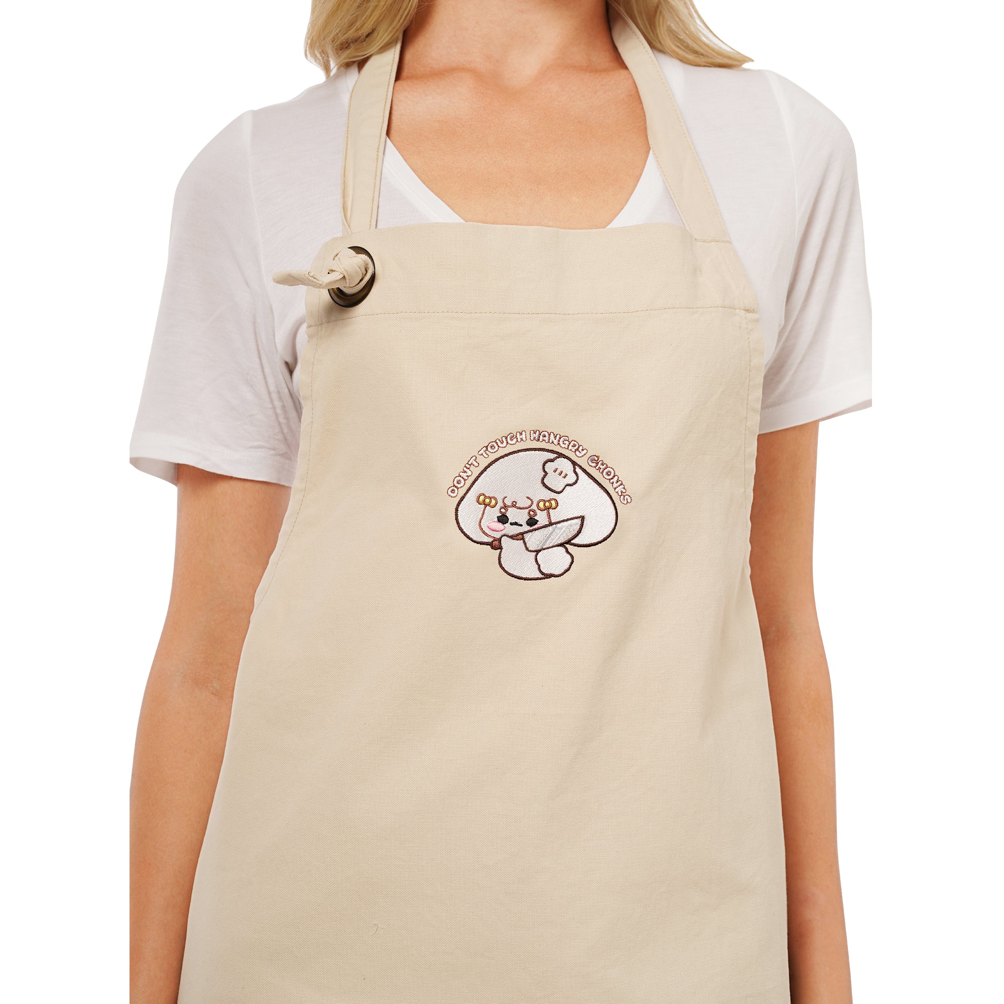 Cozyville Apron Set, Assort of 2, 100% Cotton Chef Apron, Adjustable Strap