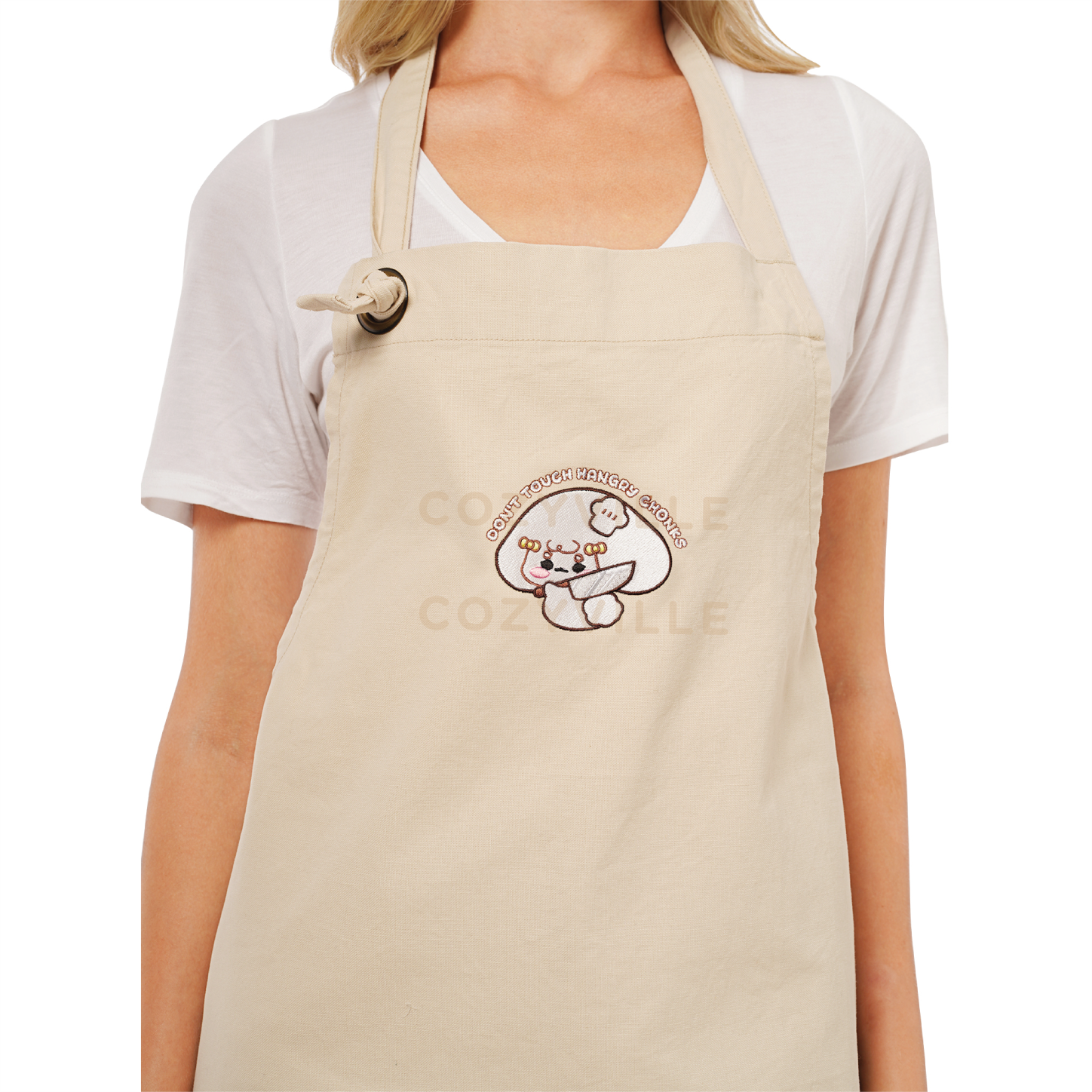 Cozyville Apron, Heavy Duty Cotton Chef Apron - Halloween Characters