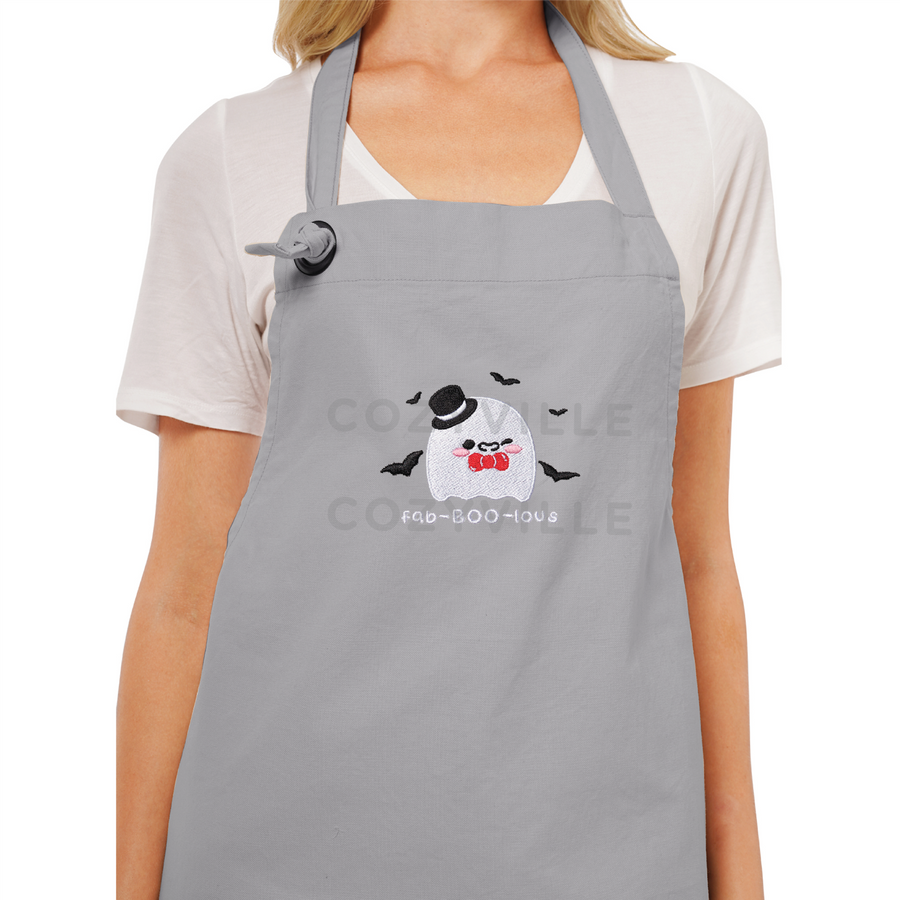 Cozyville Apron, Heavy Duty Cotton Chef Apron - Halloween Characters