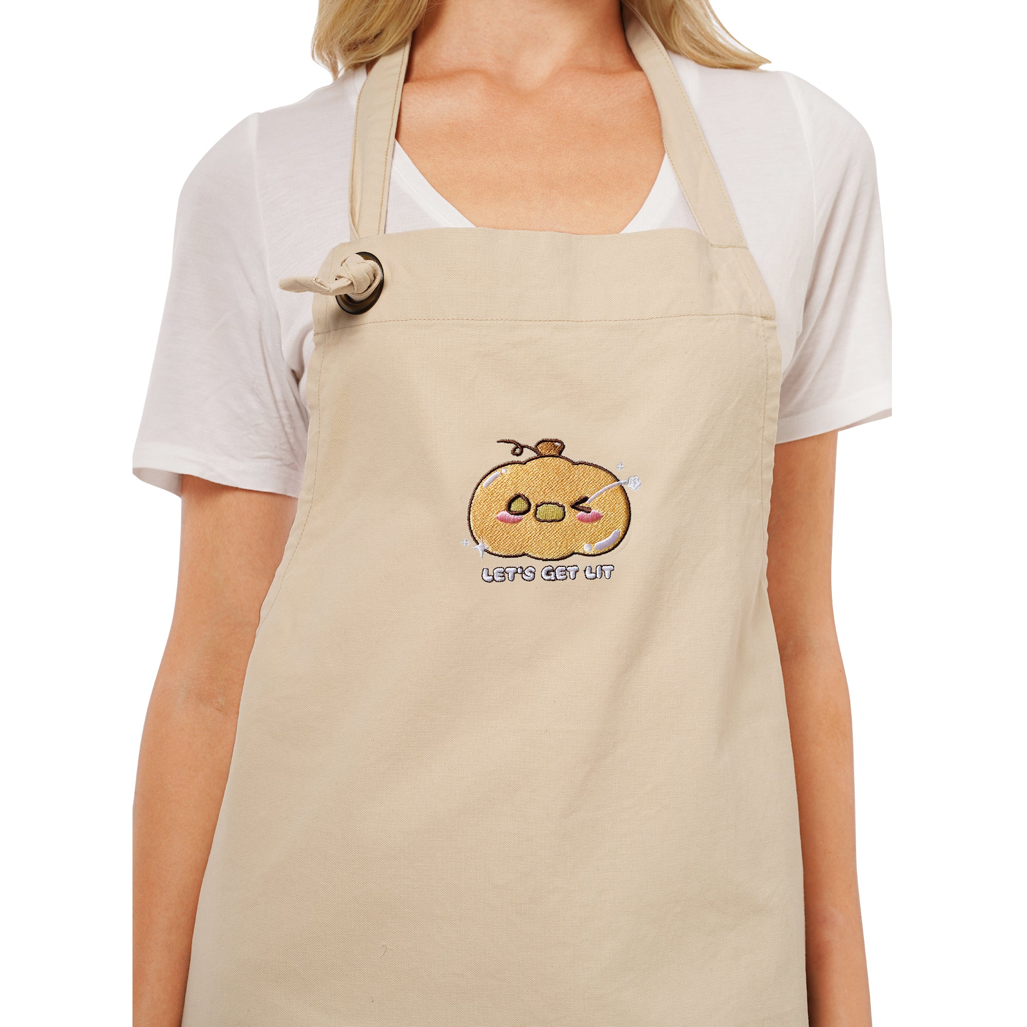 Cozyville Apron Set, Assort of 2, 100% Cotton Chef Apron, Adjustable Strap