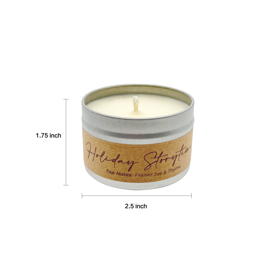 Cozyville Fragrances, Soy Candle 5 PC Tester Set, 2.7 Oz, Small