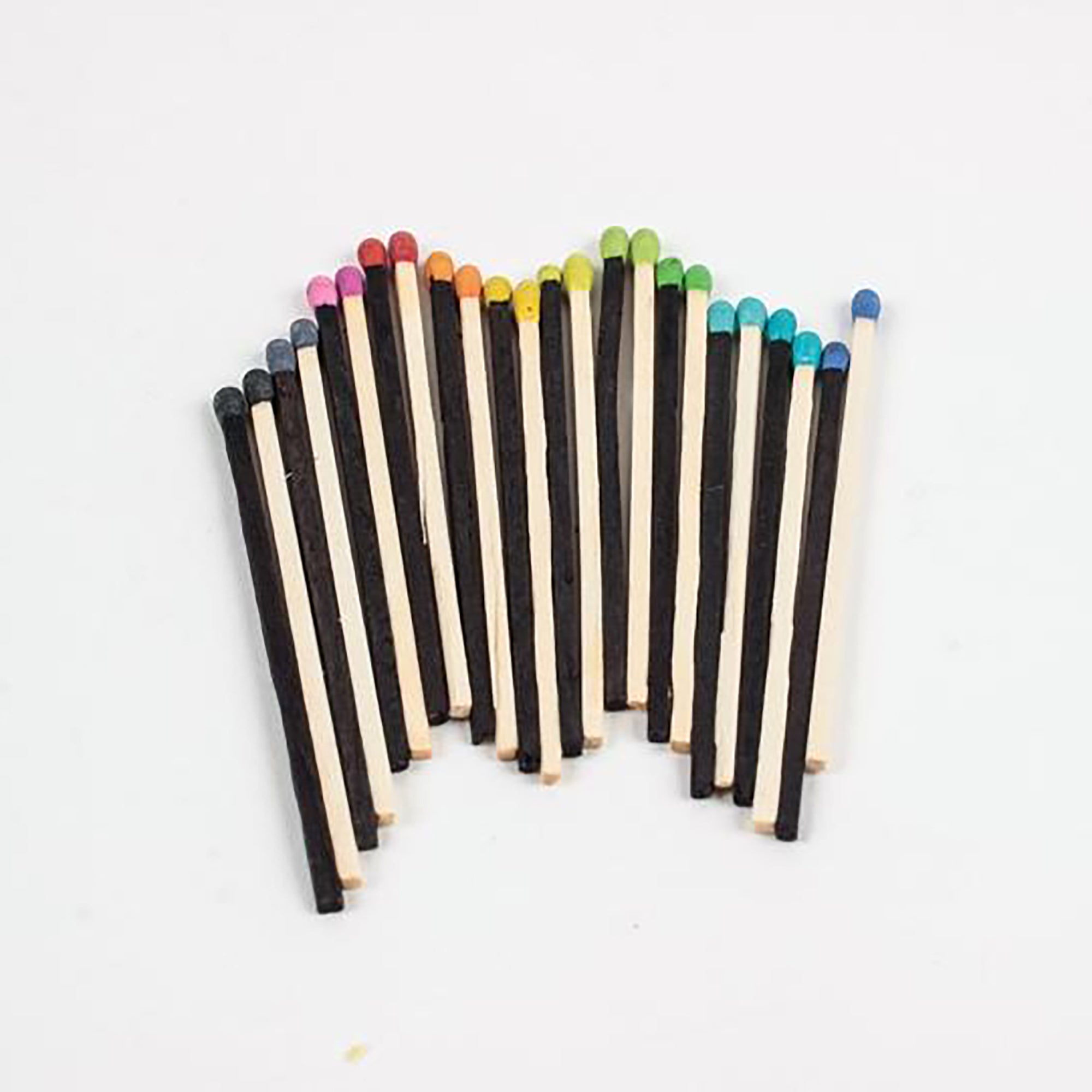 RJ Legend 2 Inch Small Multicolor Rainbow Safety Matches, Home Decor, Glass Jar, Match Striker, Decorative Matches