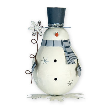 RJ Legend Frosty Snowman Ornament, Small Holiday Decoration, Christmas Ornaments Craft, Hanging Winter Decorations