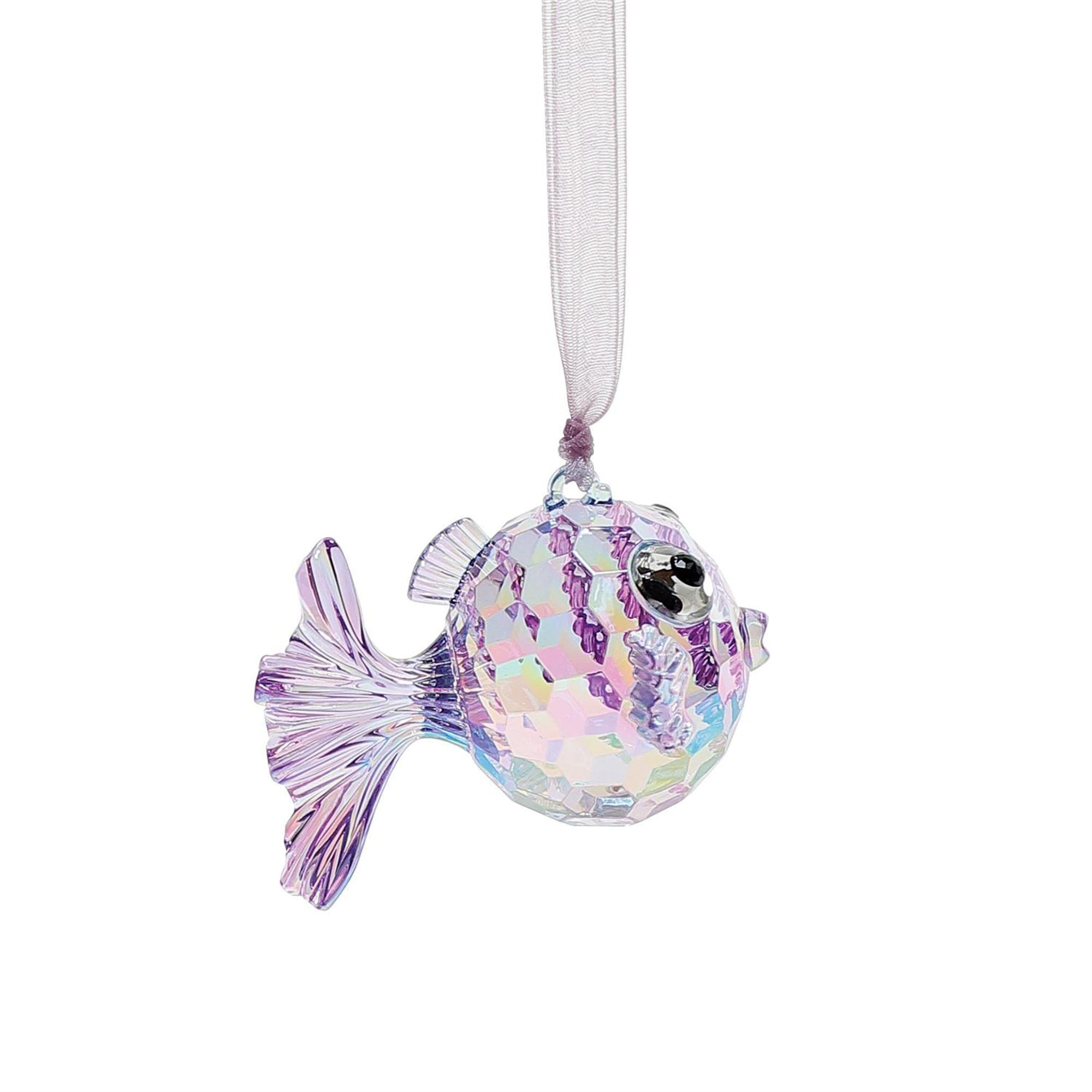 RJ Legend Puff Fish Ornaments, Acrylic Fish Decor, 3 Assorted