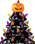 RJ Legend Halloween Ceramic Tree 2PC Set 15" & 9" with LED Lights