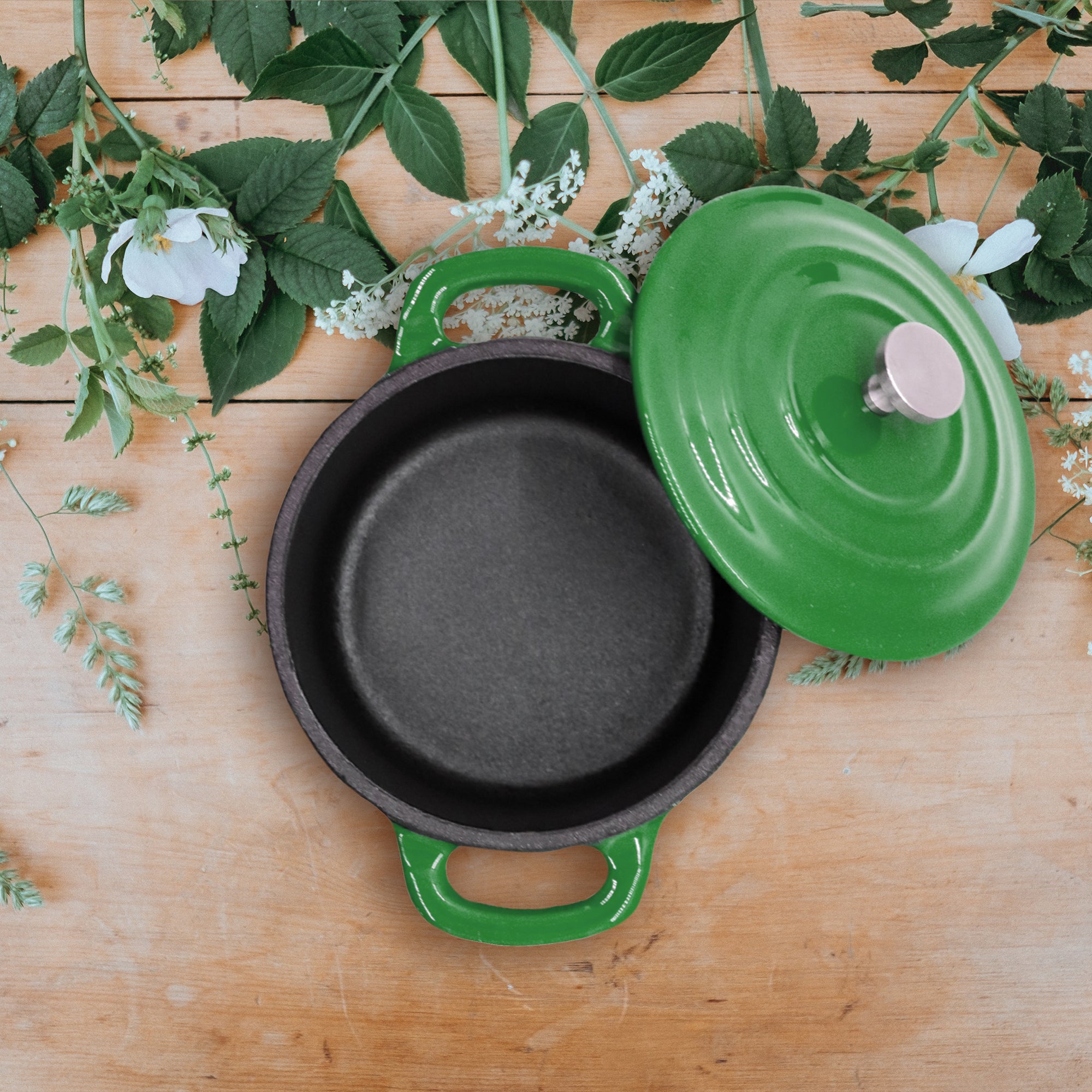 RJ Legend Mini Cast Iron Pot, Round Cocotte, 5.5-Inch 