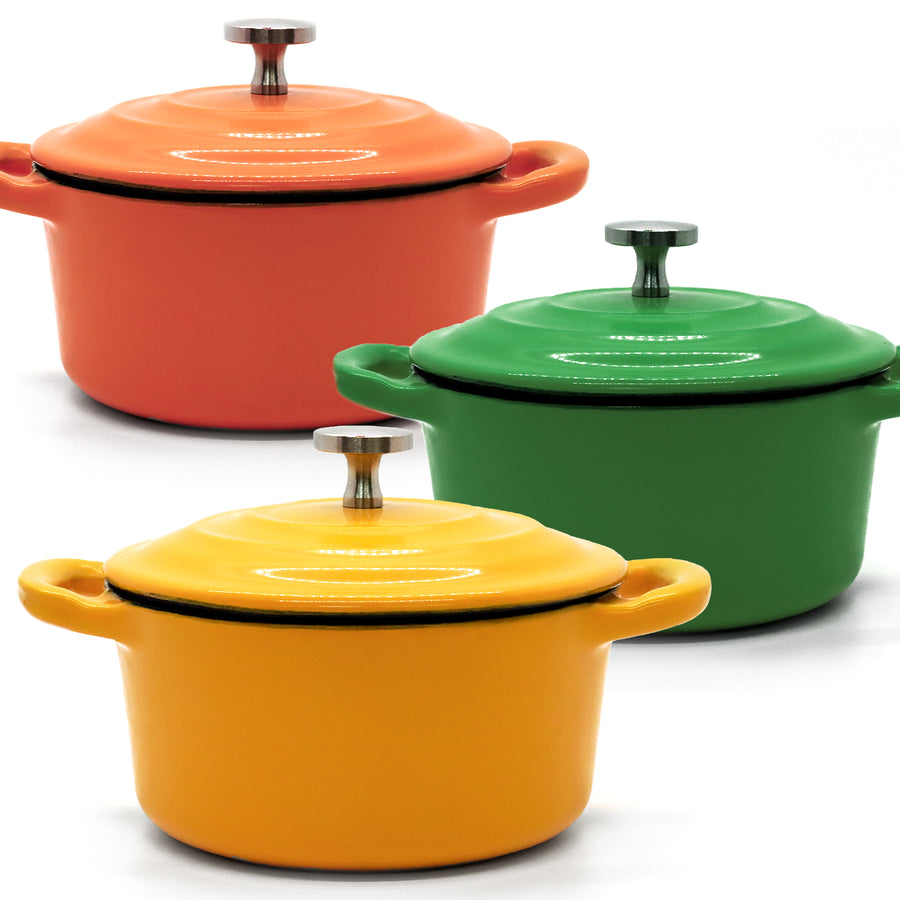 Legend Cookware Cast Iron Dutch Oven, 5QT Multi Macao