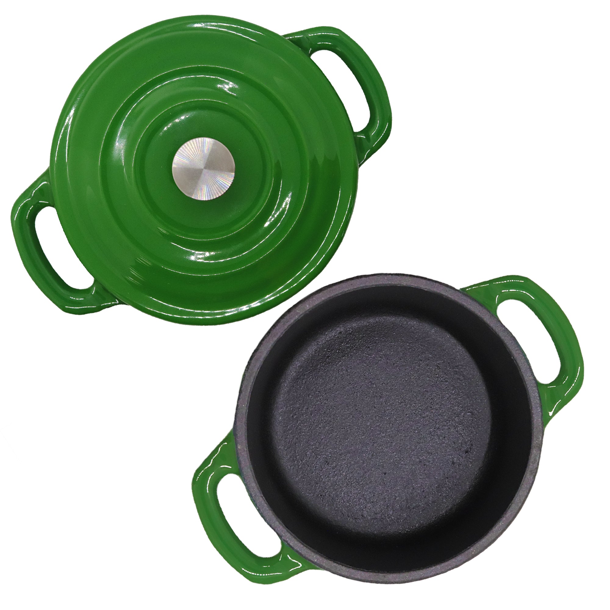 RJ Legend Mini Cast Iron Pot, Round Cocotte, 5.5-Inch 